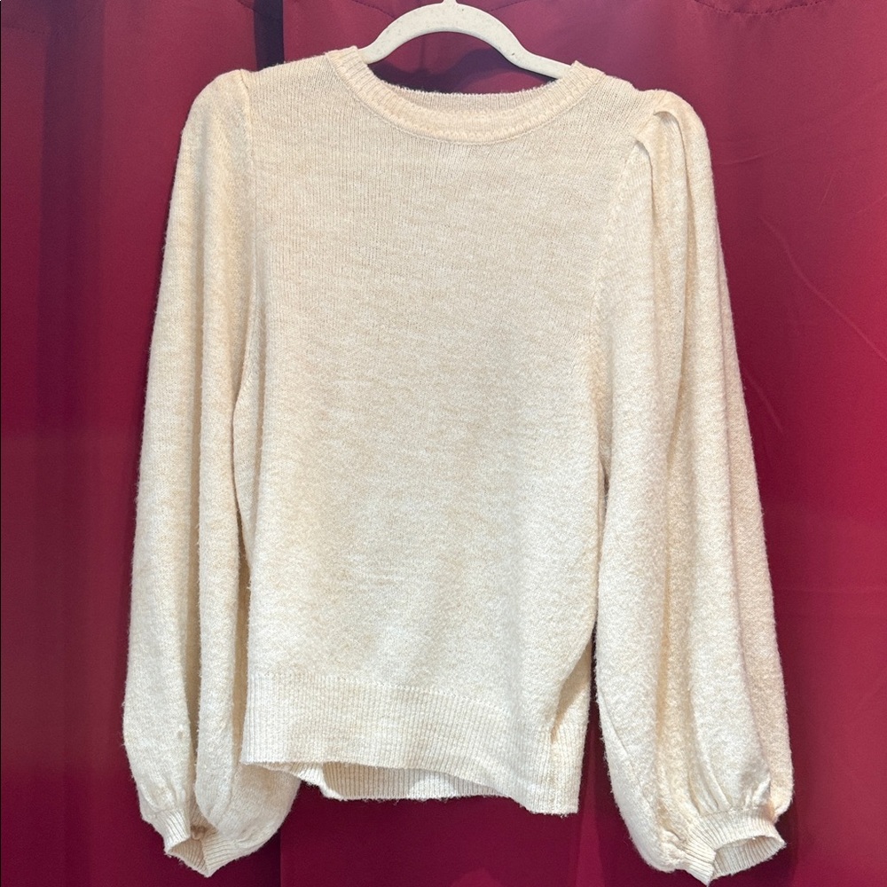 Grade & Gather Cream Knit Sweater
